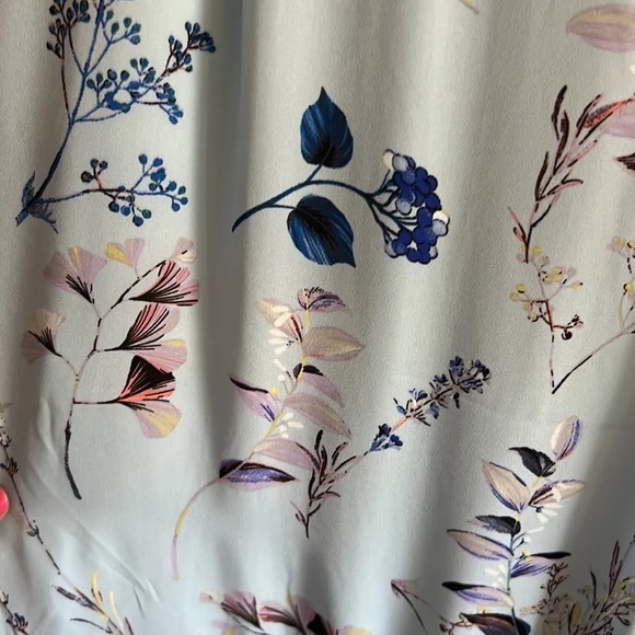 Banana Republic Spring Floral Faux Wrap Maxi Dress (high low) - Picture 3 of 4